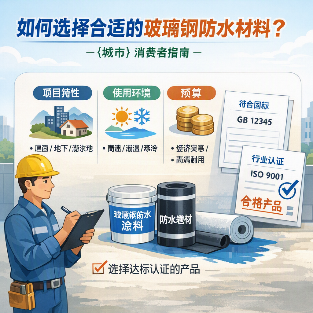 如何判定玻璃钢防水材料的合格标准? 随州 消费者指南