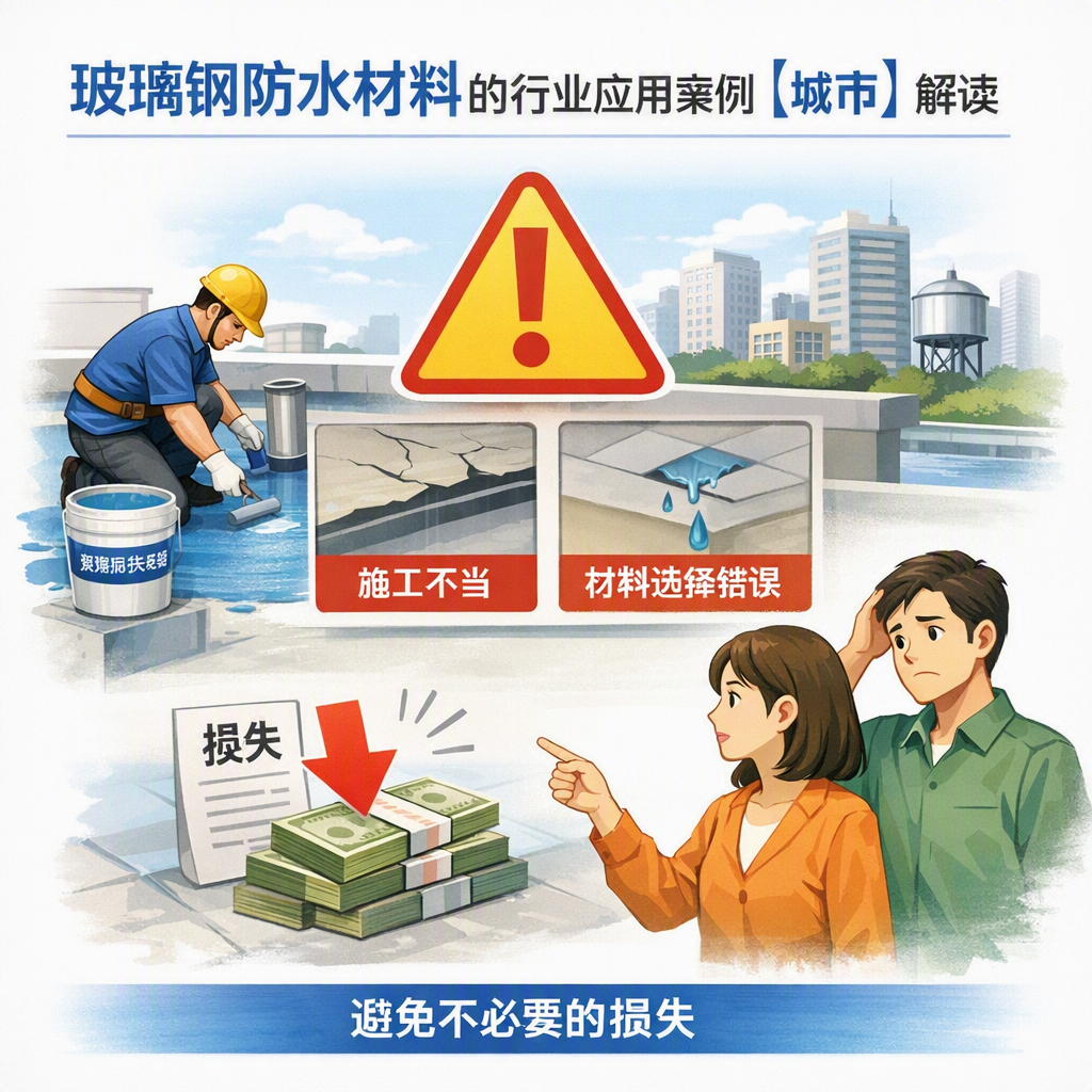 玻璃钢防水材料的行业应用案例，随州解读